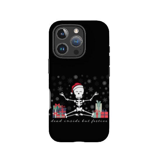 Dead Inside but Festive IPhone Cases