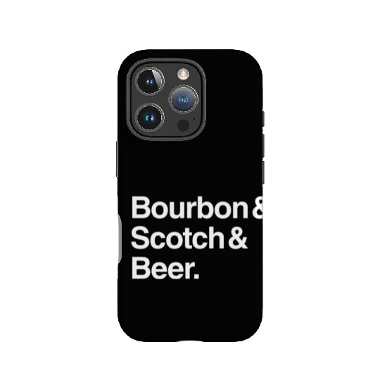 1 Bourbon 1 Scotch 1 Beer IPhone Cases