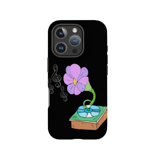 Music Blossom Floreal Surreal Music Lover Design IPhone Cases