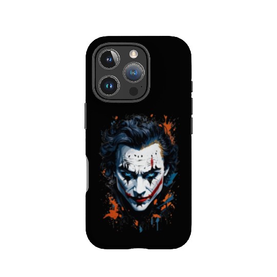 Chaos in Colors: Vibrant Joker Face IPhone Cases