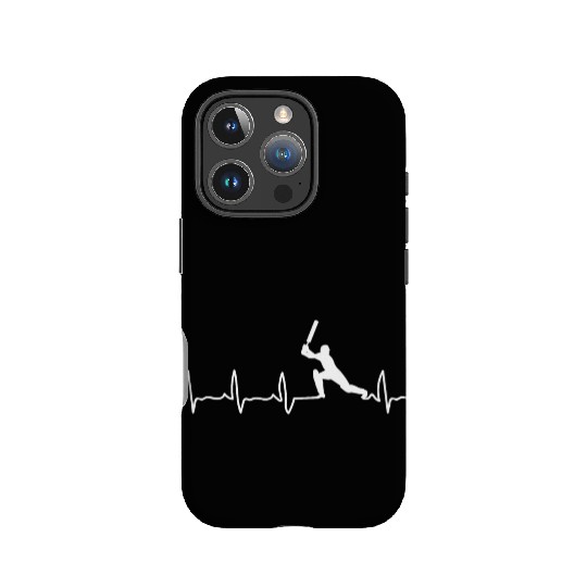 Cricket Player Cricket Heartbeat Cricket Player IPhone Cases