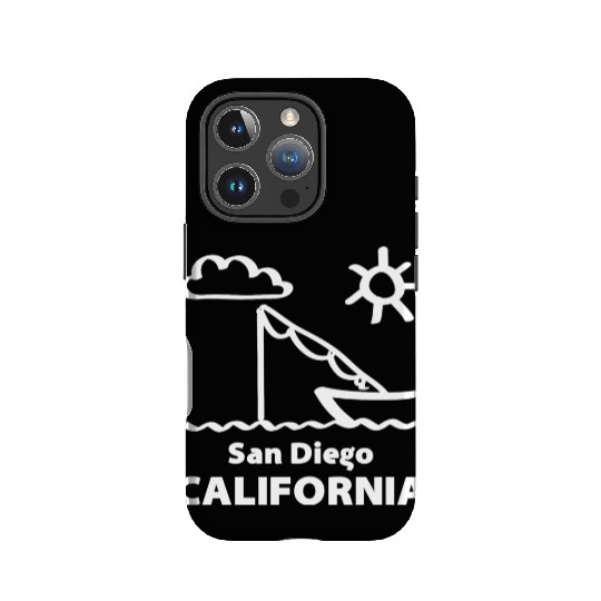 San Diego California Fishing Souvenirs Gifts IPhone Cases