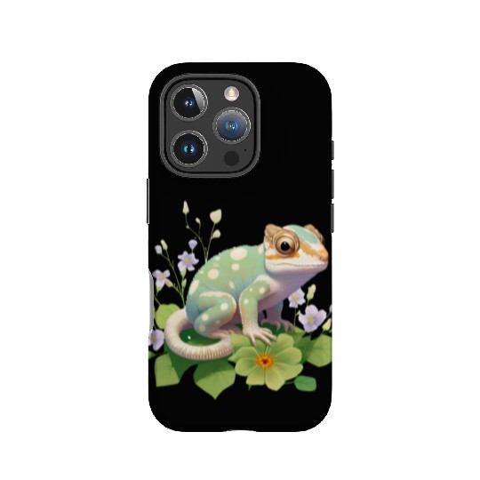 Cute Chameleon for Lizard Pet Lover IPhone Cases