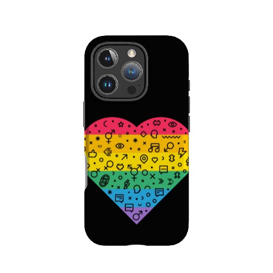 Rainbow Heart IPhone Cases