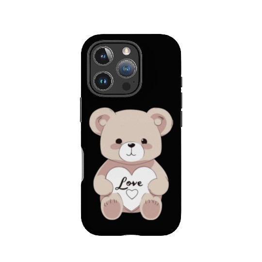 Valentine Teddy Bear IPhone Cases