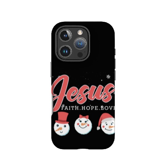 Jesus Snowmen Funny Christmas Time Snow IPhone Cases
