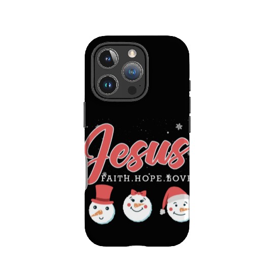Jesus Snowmen Funny Christmas Time Snow IPhone Cases