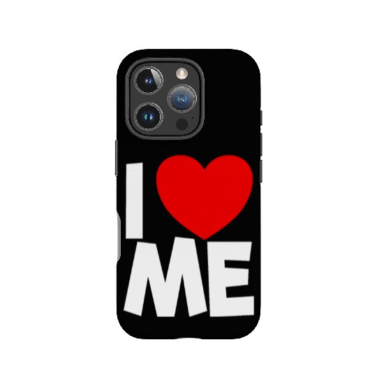 I Love Me Red Heart Self Love Affirmation IPhone Cases