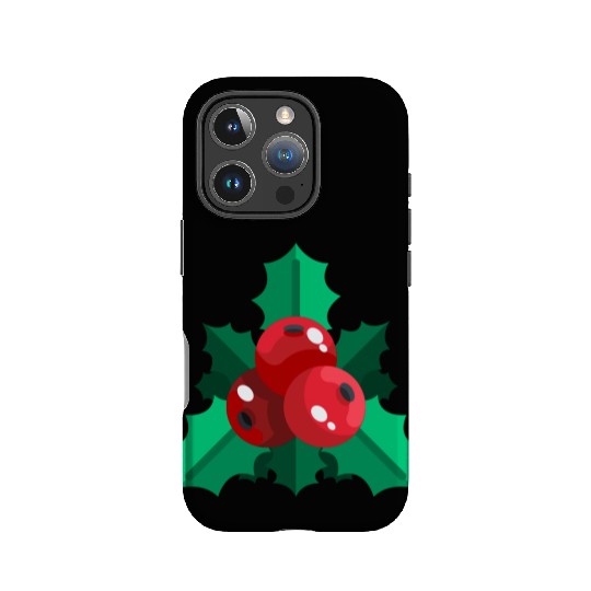 mistletoe christmas IPhone Cases