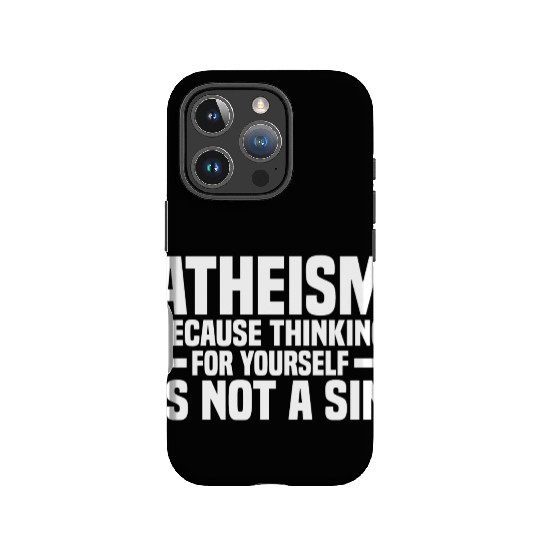 Atheism sayings | gifts for atheists faith IPhone Cases