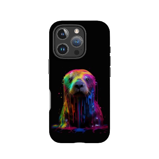 Rainbow Sea Otter IPhone Cases