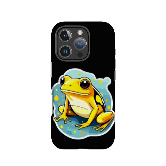 Golden Poison Frog Illustration IPhone Cases