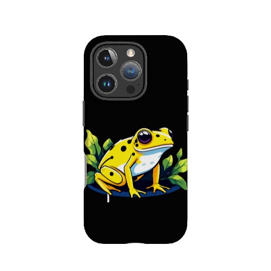 Golden Poison Frog Illustration IPhone Cases