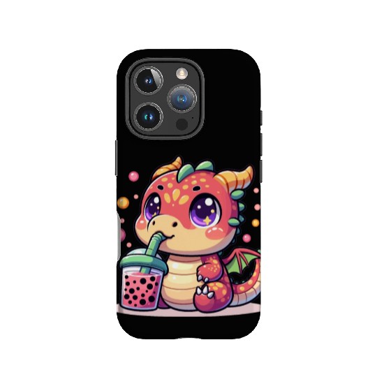 Boba Tea Dragon Kawaii IPhone Cases