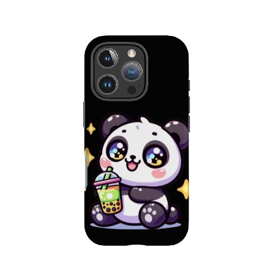 Panda Bubble Tea Boba Kawaii IPhone Cases