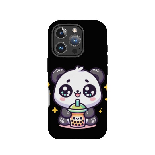 Panda Bubble Tea Boba Kawaii IPhone Cases