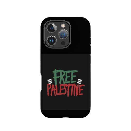 free free Palestine typography 2 IPhone Cases