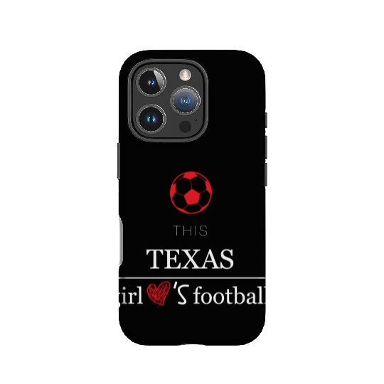 This girl texas football IPhone Cases
