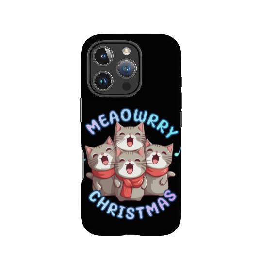 Christmas Kittens sing lovely Christmas song IPhone Cases