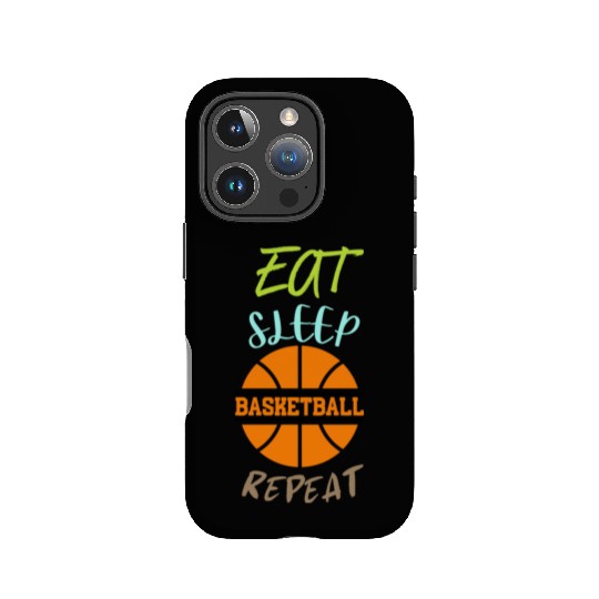 Eat Sleep Repeat Basketball Coach Player IPhone Cases