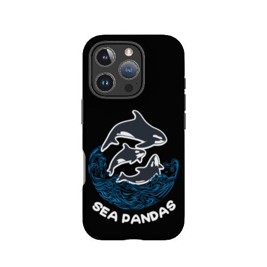 Sea Panda Orca Wild Panda Bamboo IPhone Cases