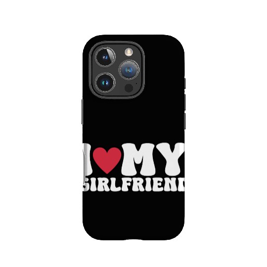 I Love My Girlfriend I Heart My GF IPhone Cases