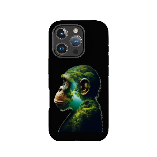 Nature in Chimpanzee Body IPhone Cases