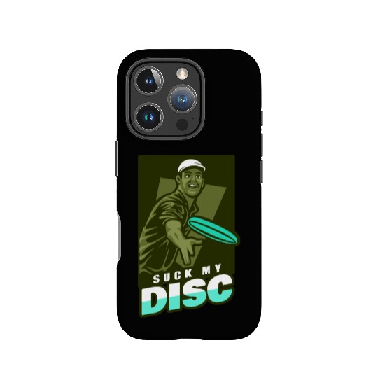 Disc Golf Tournament Suck My Disc Boy IPhone Cases