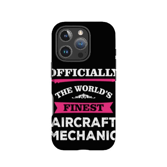 The World's Finest Aircraft Mechanic IPhone Cases