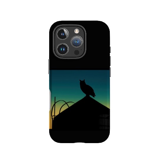 Flaco the Owl on Water Tower - Birder Design IPhone Cases
