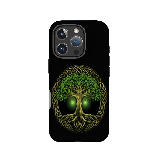 St Patricks Day Celtic Knot Tree Irish Gaelic IPhone Cases