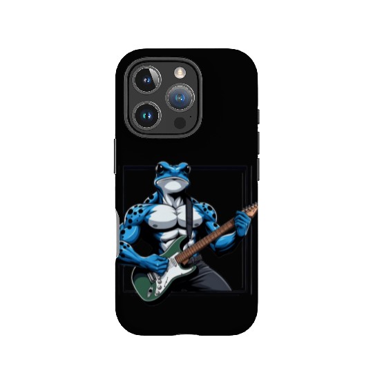 Poison dart frog guitar IPhone Cases