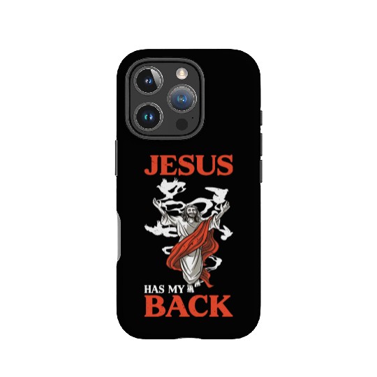 Jesus Has My Back 16 IPhone Cases