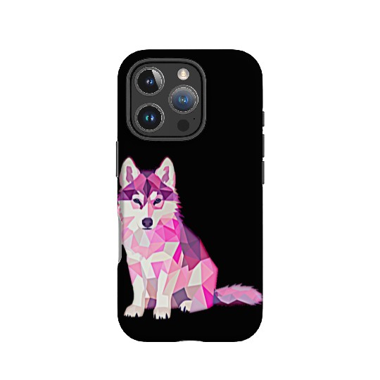 Pink Wolf Cute Baby Wolf IPhone Cases