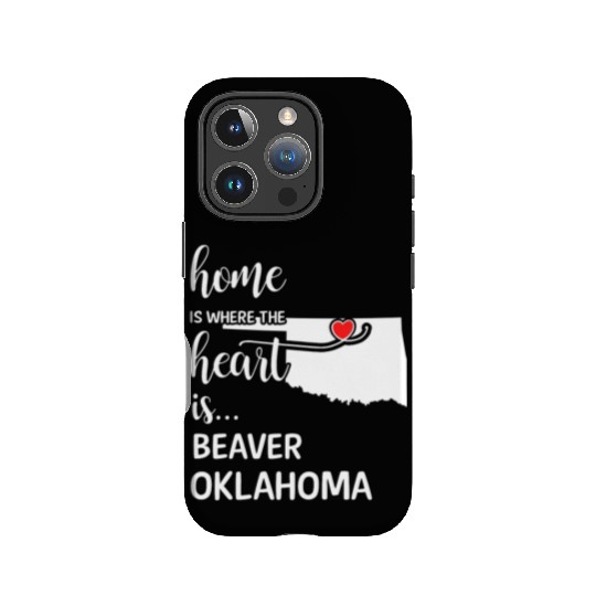 Beaver County Oklahoma Is Where My Heart Is Gift IPhone Cases
