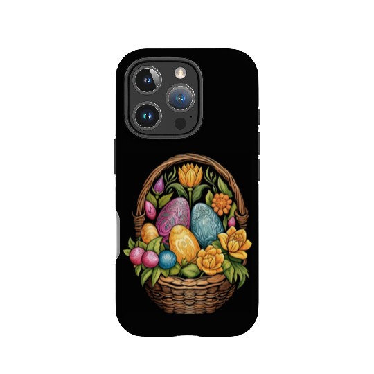 Easter Day Easter Egg Basket Mandala Art Egg Hunt IPhone Cases