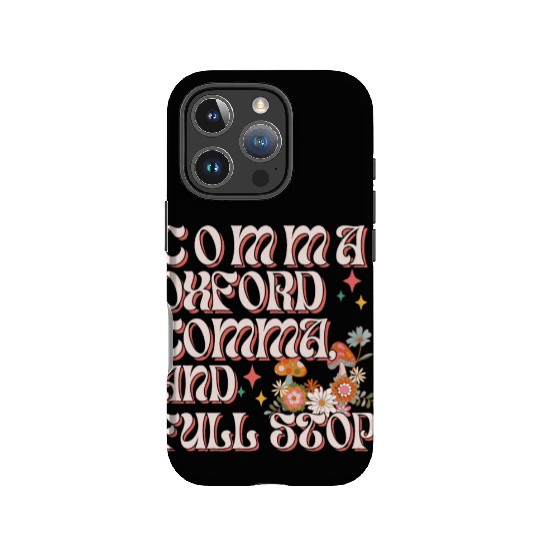 Oxford comma. For grammar students and teachers IPhone Cases