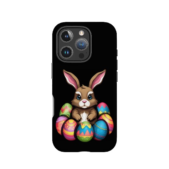 Easter Bunny Rabbit Colorful Eggs Easter Egg Hunt IPhone Cases