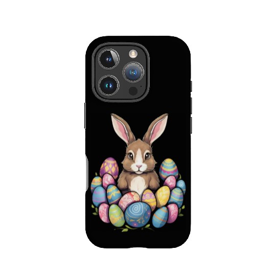 Easter Bunny Rabbit Colorful Eggs Easter Egg Hunt IPhone Cases