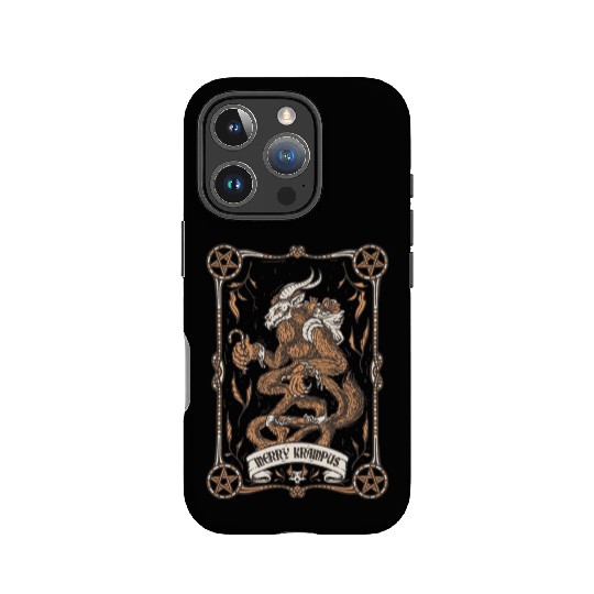 Merry krampus IPhone Cases