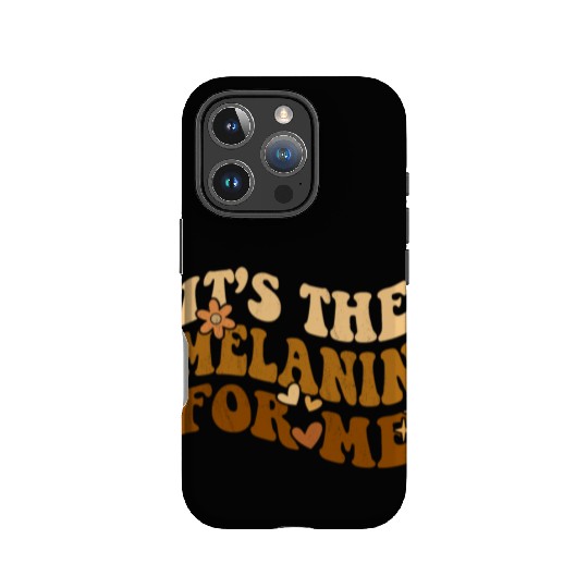 Groovy It's the Melanin for Me Melanated Black IPhone Cases