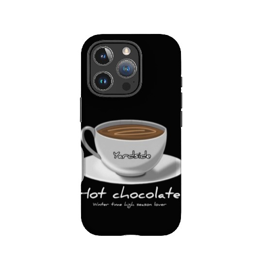 Drink Hot chocolate good winter Yardside font IPhone Cases
