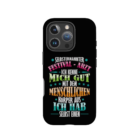 Party saying doctor at festival IPhone Cases
