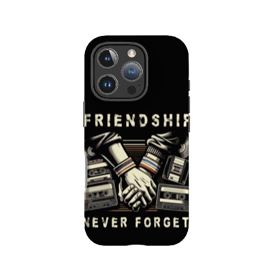 Friendship Never Forget Old School Nostalgia Tape IPhone Cases