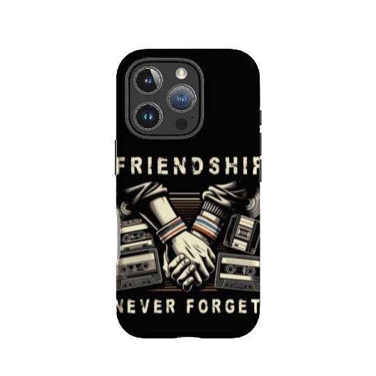 Friendship Never Forget Old School Nostalgia Tape IPhone Cases