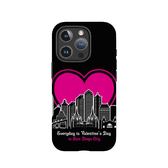 Valentine's Day in San Diego City IPhone Cases