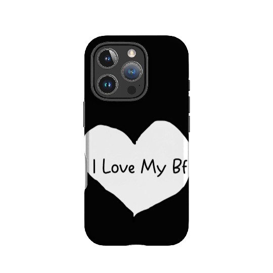 I love My Bf | gift for boyfriend in valentines IPhone Cases