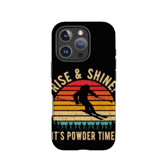 Vintage Sunset 80s Ski Funny Cute Winter Retro IPhone Cases