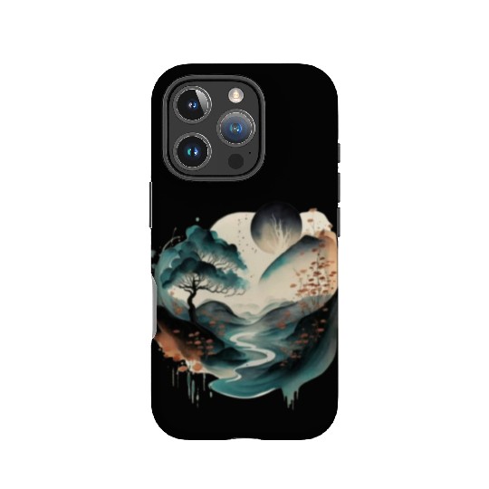 tree and a river IPhone Cases