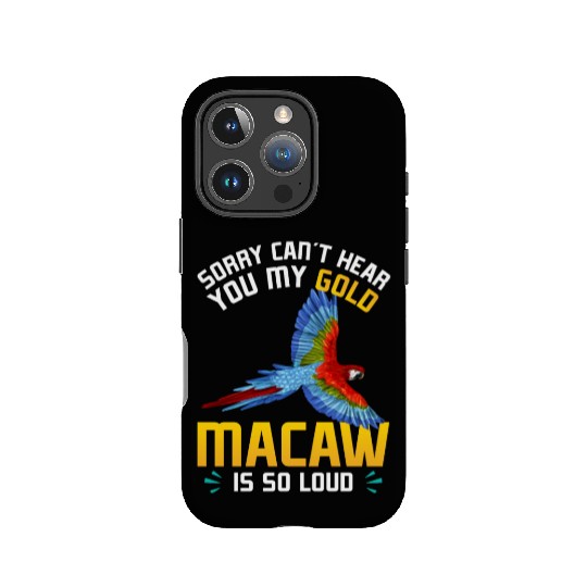 Blue Macaw Gold Macaw Ornithologist Enthusiast IPhone Cases